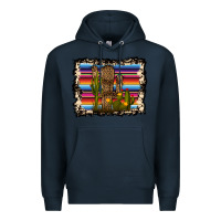 Navy Serape Cactus Premium Hoodie - Bettercallsaul