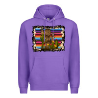 Purple Serape Cactus Premium Hoodie - Bettercallsaul