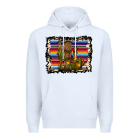 White Serape Cactus Premium Hoodie - Bettercallsaul