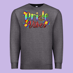 Pride Vibes Lgbtq Premium Sweatshirt Designed By Bundleandbundleshop