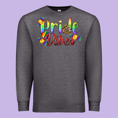 Pride Vibes Lgbtq Premium Sweatshirt Designed By Bundleandbundleshop