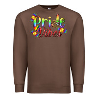 Chestnut Pride Vibes LGBTQ Premium Sweatshirt - BundleAndBundleShop