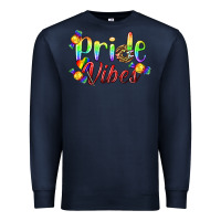 Navy Pride Vibes LGBTQ Premium Sweatshirt - BundleAndBundleShop