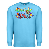Ocean Blue Pride Vibes LGBTQ Premium Sweatshirt - BundleAndBundleShop