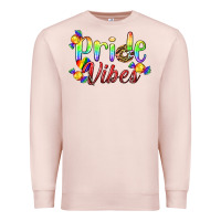 Pale Pink Pride Vibes LGBTQ Premium Sweatshirt - BundleAndBundleShop