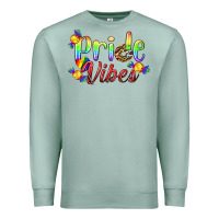 Seafoam Pride Vibes LGBTQ Premium Sweatshirt - BundleAndBundleShop