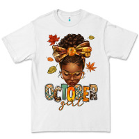 White october girl afro woman fall Premium Tee - texasbilliewilder