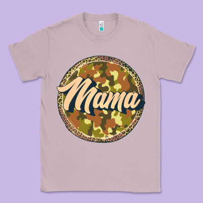 Mama   Camouflage Classic Tee Designed By Jahusdesignshop