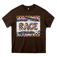 Chocolate Brown race Heavy Core Tee - Artiststas
