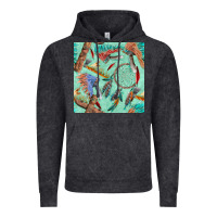 Vintage Black pipe tomahawk dreamcatcher headdress seamless patt Vintage Hoodie - FaDigitalArtStudio