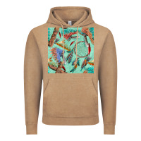 Vintage Coffee pipe tomahawk dreamcatcher headdress seamless patt Vintage Hoodie - FaDigitalArtStudio