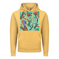 Vintage Mustard pipe tomahawk dreamcatcher headdress seamless patt Vintage Hoodie - FaDigitalArtStudio