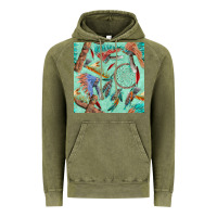 Vintage Olive pipe tomahawk dreamcatcher headdress seamless patt Vintage Hoodie - FaDigitalArtStudio