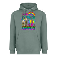 Sage I'm The Rainbow Sheep Of The Family Heavyweight Hoodie - BundleAndBundleShop
