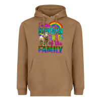 Toasted Coconut I'm The Rainbow Sheep Of The Family Heavyweight Hoodie - BundleAndBundleShop