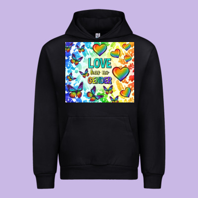 Love Has No Gender Urban Hoodie Designed By Tumblerdesignbyshophia