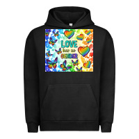 Pigment Black love has no gender Urban Hoodie - TumblerDesignByShophia