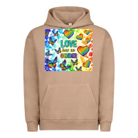 Pigment Burro love has no gender Urban Hoodie - TumblerDesignByShophia
