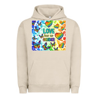 Pigment French Oak love has no gender Urban Hoodie - TumblerDesignByShophia
