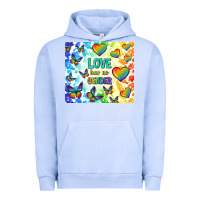 Pigment Grape Ice love has no gender Urban Hoodie - TumblerDesignByShophia