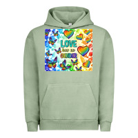 Pigment Oil Green love has no gender Urban Hoodie - TumblerDesignByShophia