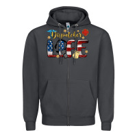 Smoke dispatcher life Zipper Hoodie - MaliasSmallBusiness