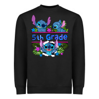 Black preview flower stitch 5th grade Heavyweight Sweatshirt - AdoDesignShop