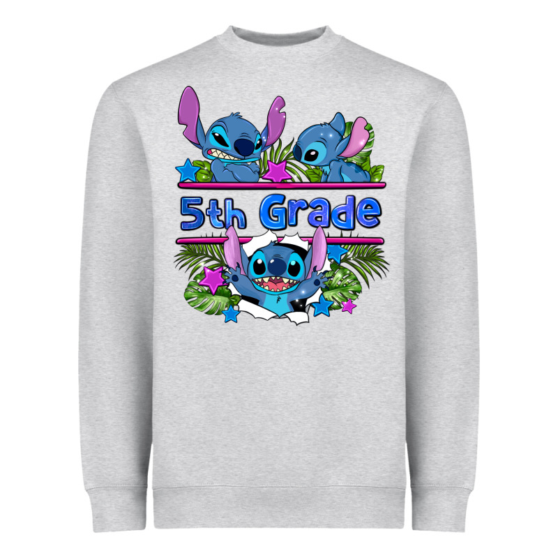 Preview Flower Stitch 5th Grade Heavyweight Sweatshirt by AdoDesignShop | Teevron