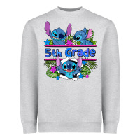 Heather Grey preview flower stitch 5th grade Heavyweight Sweatshirt - AdoDesignShop