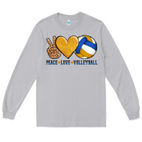 Moon Dust peace love volleyball Long Sleeve Tee - AdoDesignShop