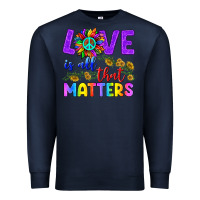 Navy Love İs All That Matters Premium Sweatshirt - BundleAndBundleShop