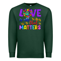 Sports Green Love İs All That Matters Premium Sweatshirt - BundleAndBundleShop