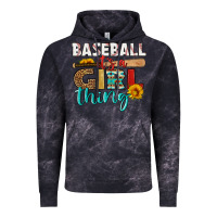 Cloud Black baseball it's a girl thing Vintage Hoodie - HRA Design Shop