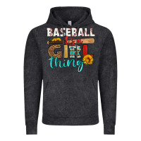 Vintage Black baseball it's a girl thing Vintage Hoodie - HRA Design Shop