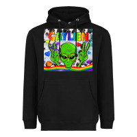 Black LGBTQ Gaylien Tumbler Heavyweight Hoodie - BundleAndBundleShop