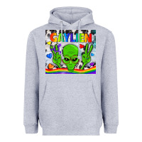 Heather Grey LGBTQ Gaylien Tumbler Heavyweight Hoodie - BundleAndBundleShop
