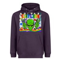 Plum LGBTQ Gaylien Tumbler Heavyweight Hoodie - BundleAndBundleShop