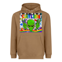 Toasted Coconut LGBTQ Gaylien Tumbler Heavyweight Hoodie - BundleAndBundleShop
