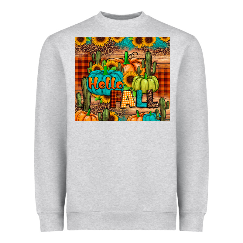 Hello Fall Pumpkin Heavyweight Sweatshirt by JahusDesignShop | Teevron