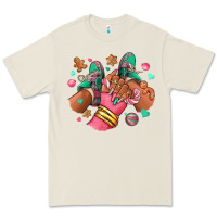 Bone pink christmas black girl sneakers Premium Tee - RanaPortraitStore