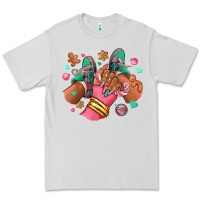 Dove Grey pink christmas black girl sneakers Premium Tee - RanaPortraitStore