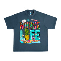 Midnight Navy nurse life summer Urban Heavy Tee - AdoDesignShop