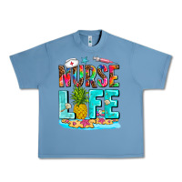 Pebble Blue nurse life summer Urban Heavy Tee - AdoDesignShop