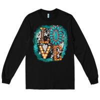 Black love western Long Sleeve Tee - AdoDesignShop