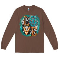 Chestnut love western Long Sleeve Tee - AdoDesignShop