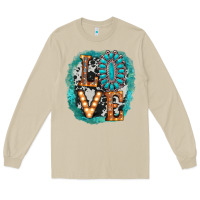 Mushroom love western Long Sleeve Tee - AdoDesignShop