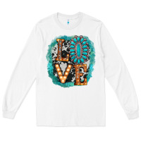 White love western Long Sleeve Tee - AdoDesignShop