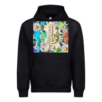 Black human with daisies Urban Hoodie - TumblerDesignByShophia