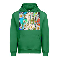 Emerald human with daisies Urban Hoodie - TumblerDesignByShophia