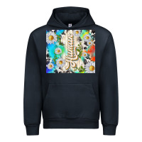 Navy human with daisies Urban Hoodie - TumblerDesignByShophia